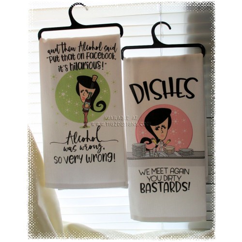 Comical Tea Towels - Unique gift ideas!